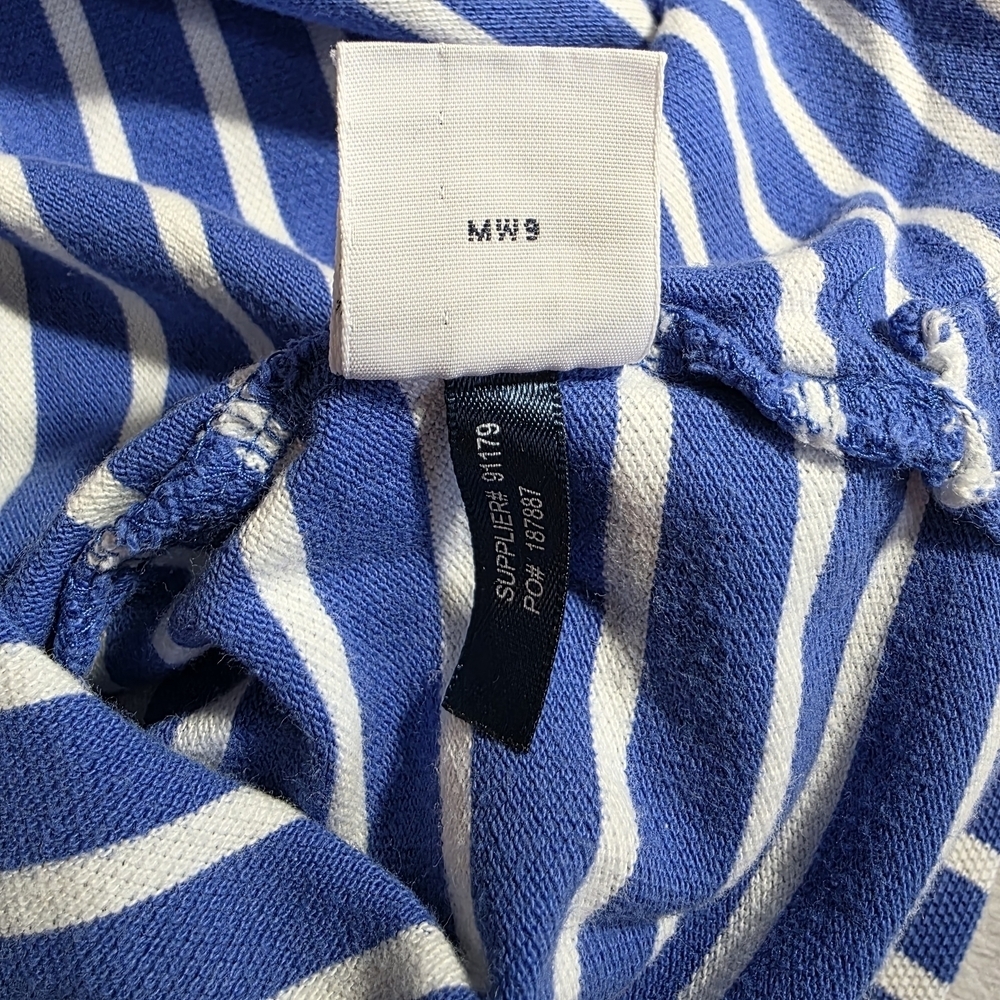 Polo by Ralph Lauren Blue White Striped Polo Shirt Men’s XL Red Pony Logo - Picture 7 of 10